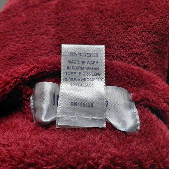 Sherpa Adult Medium Full Burgundy Pullover - Picture 4 of 7